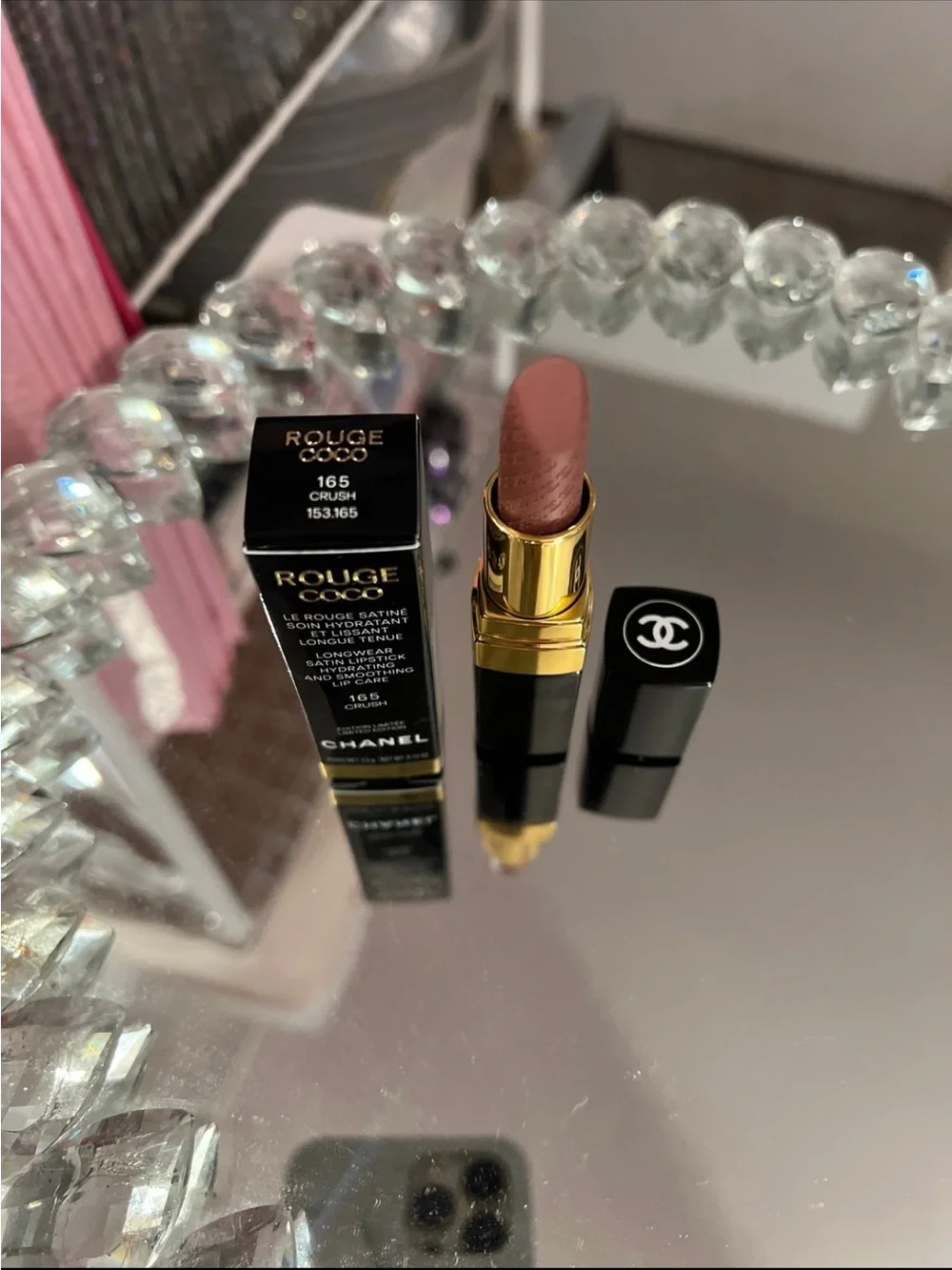 CHANEL hydrating satin